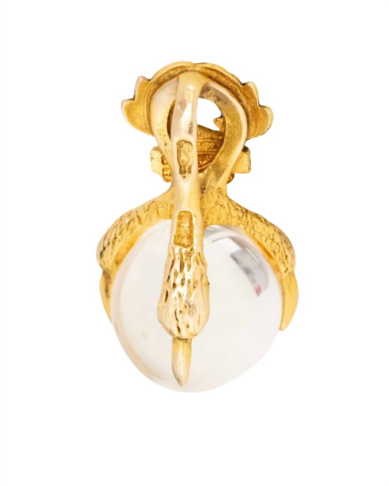 Harley Davidson - Women's Claw Crystal Ball Pendant