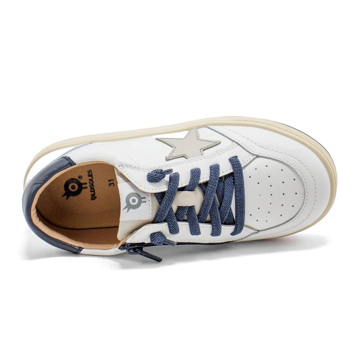 Oldsoles - Boy's Platinum Runner Low Top Sneaker