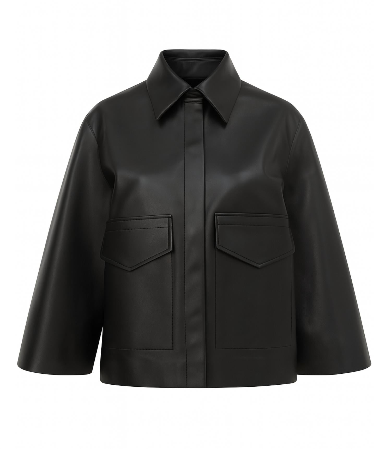 Green Pilot - Veda Leather Jacket