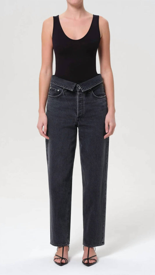 Agolde - Echo Taper Flip Waist Denim Jeans