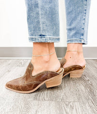 Corkys Footwear - Women's Saloon Western Slide Mules