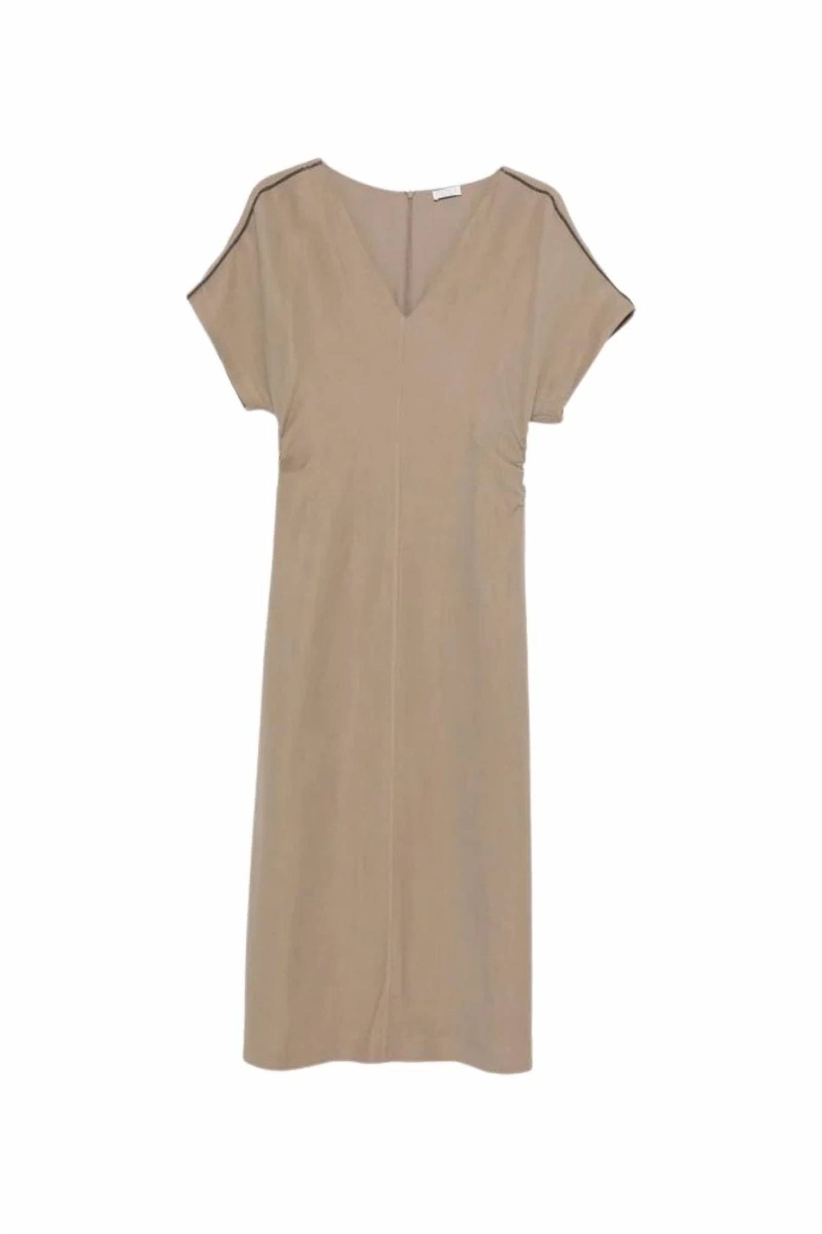 Brunello Cucinelli - V-neck Midi Dress