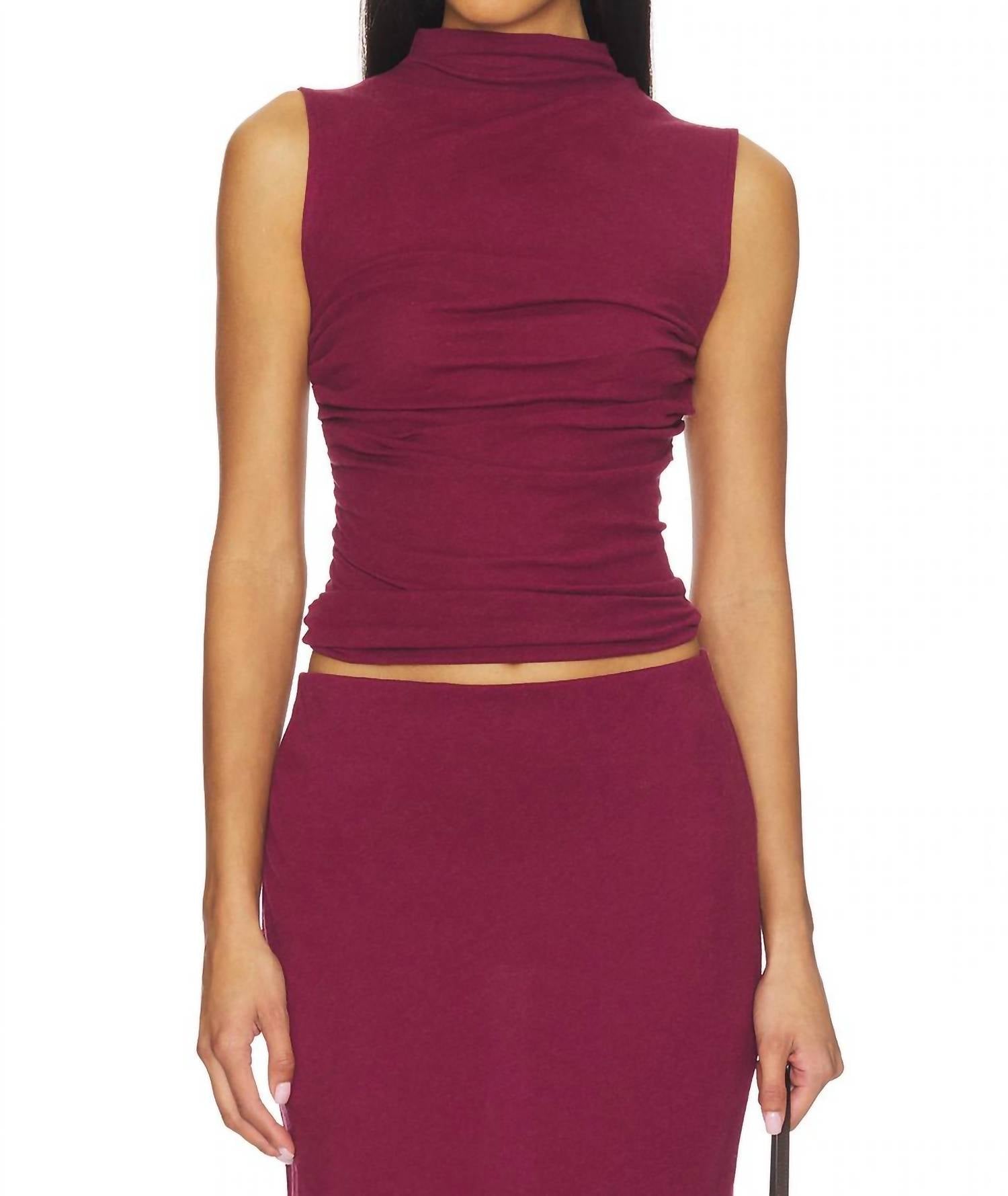 Enza Costa - CASHMERE SLEEVELESS TWIST TOP
