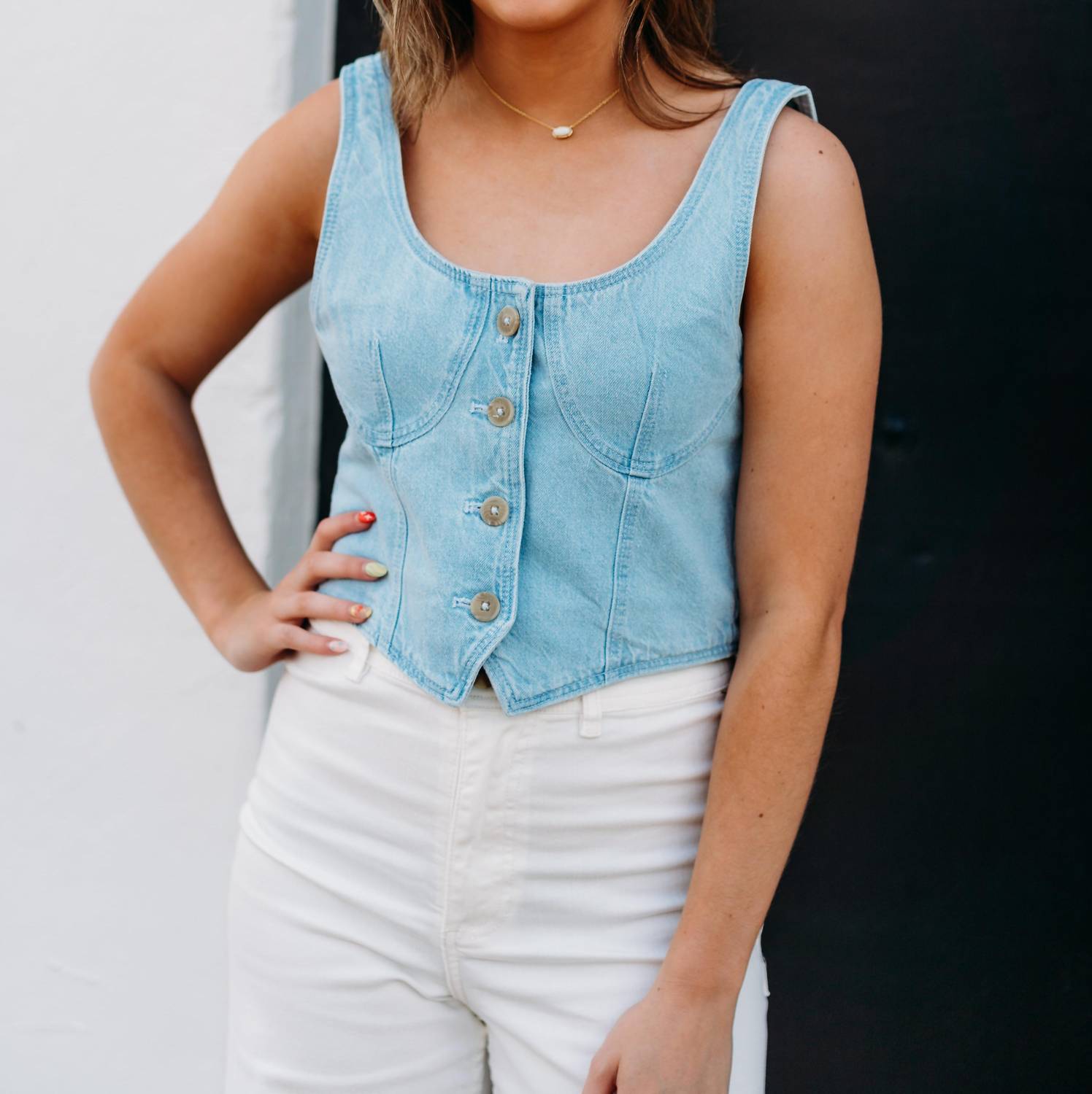 Billabong - Sunwashed Denim Vest