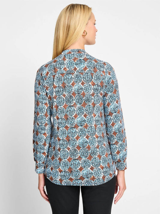 Nic + Zoe - Sand Dollar Long Sleeve Top