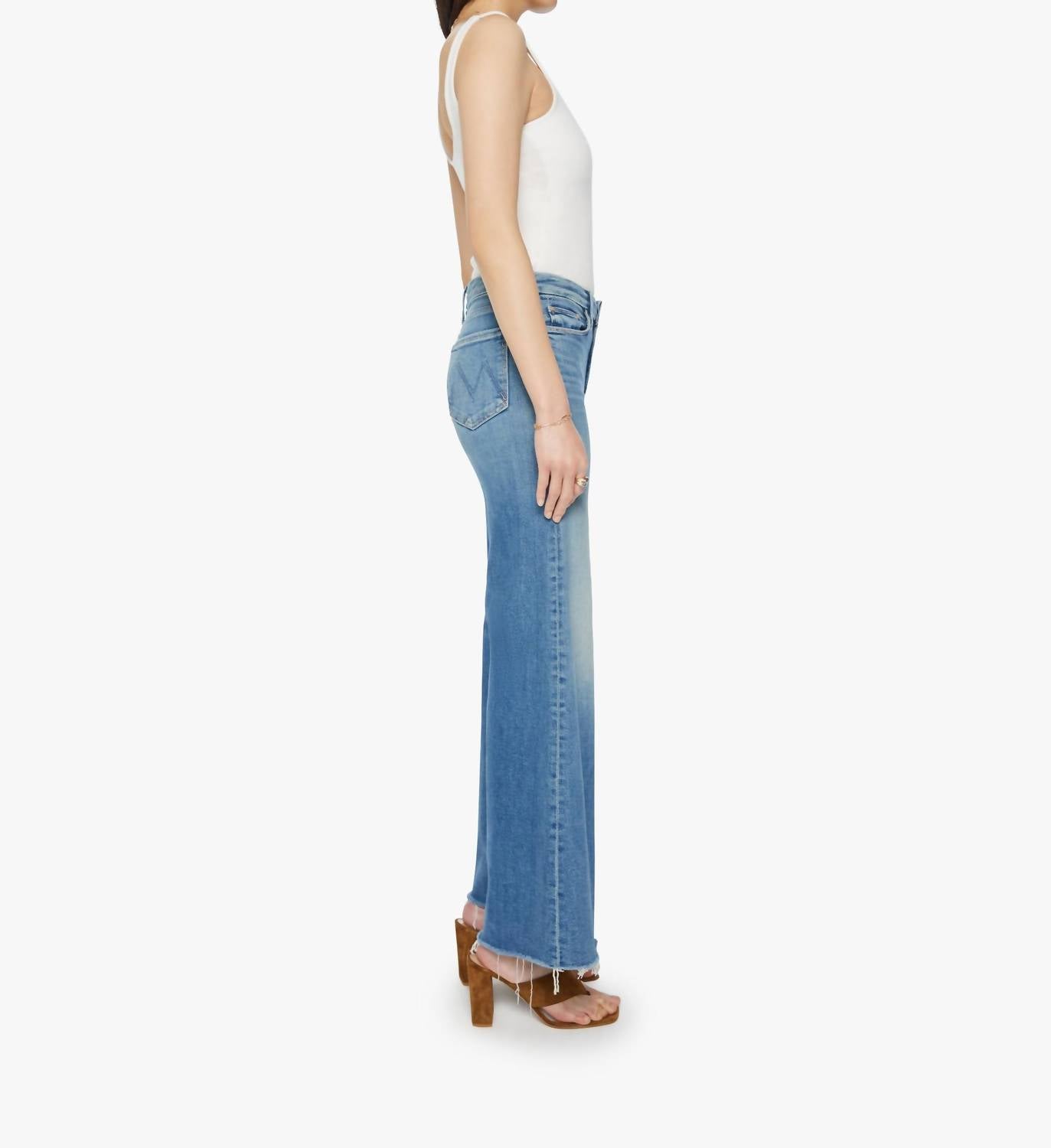 Mother - THE ROLLER FRAY JEANS