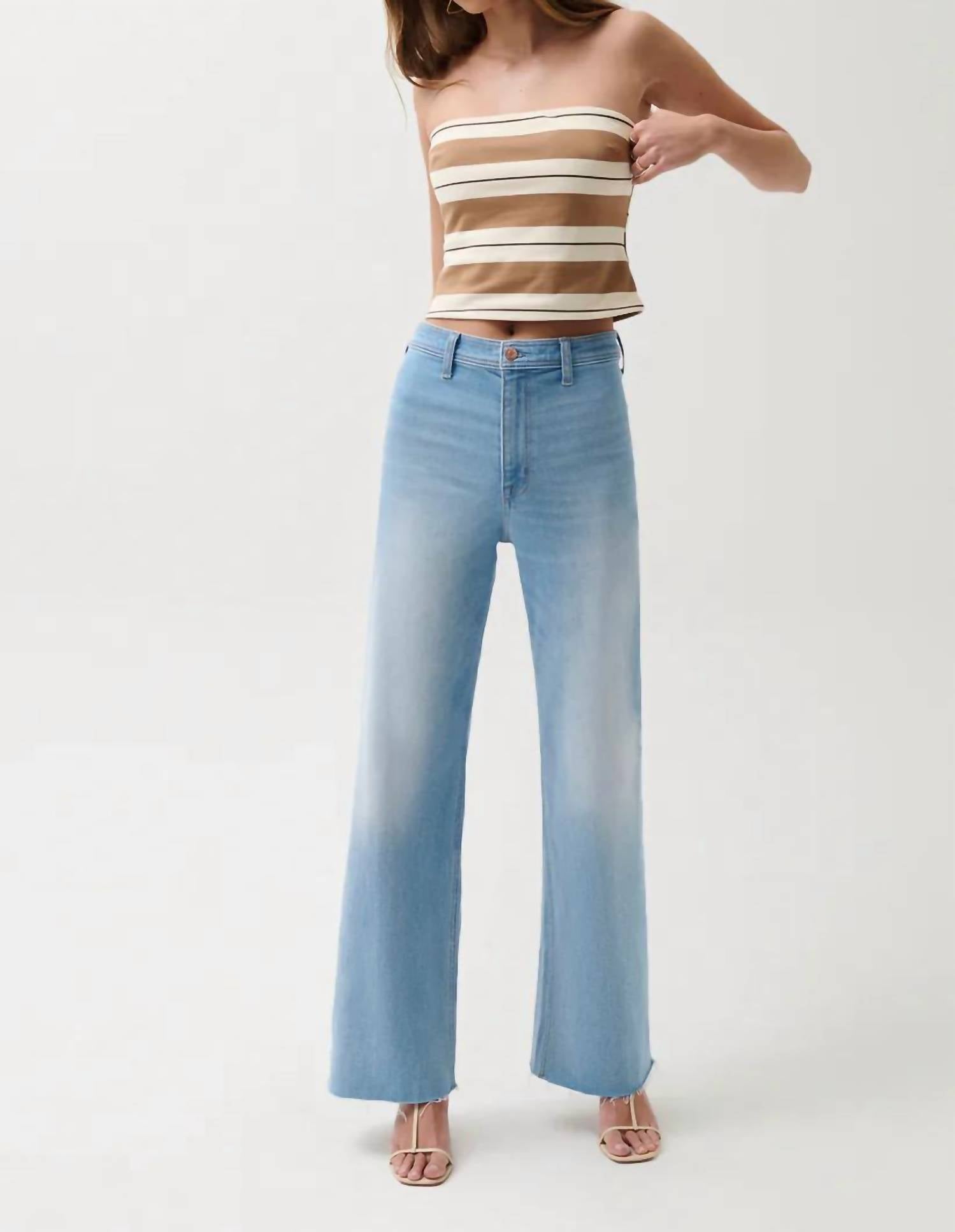 Pistola - Penny High Rise Wide Leg Jeans