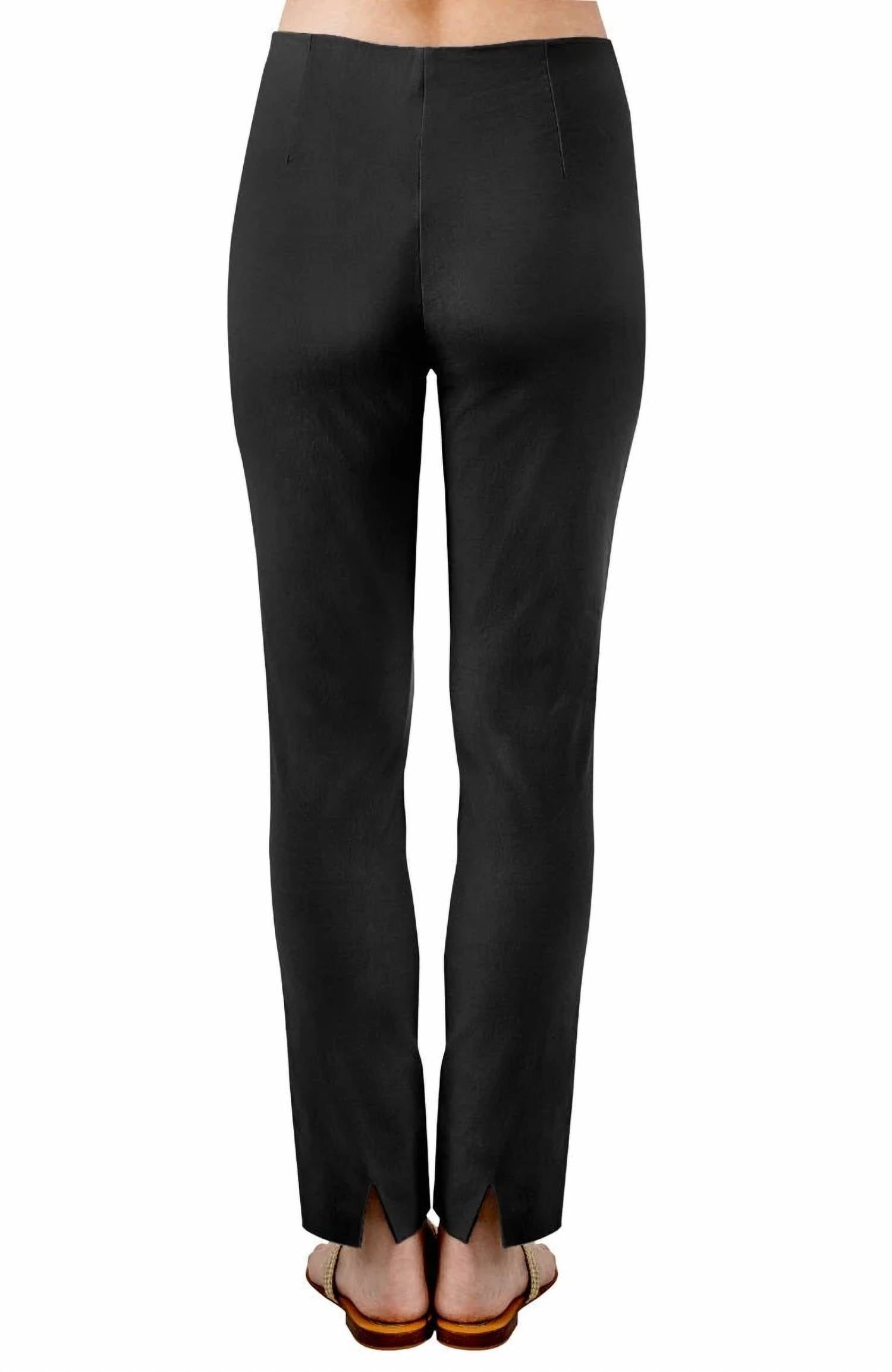 GRETCHEN SCOTT Gripeless Pull On Pant in black - women's pants - alternate view