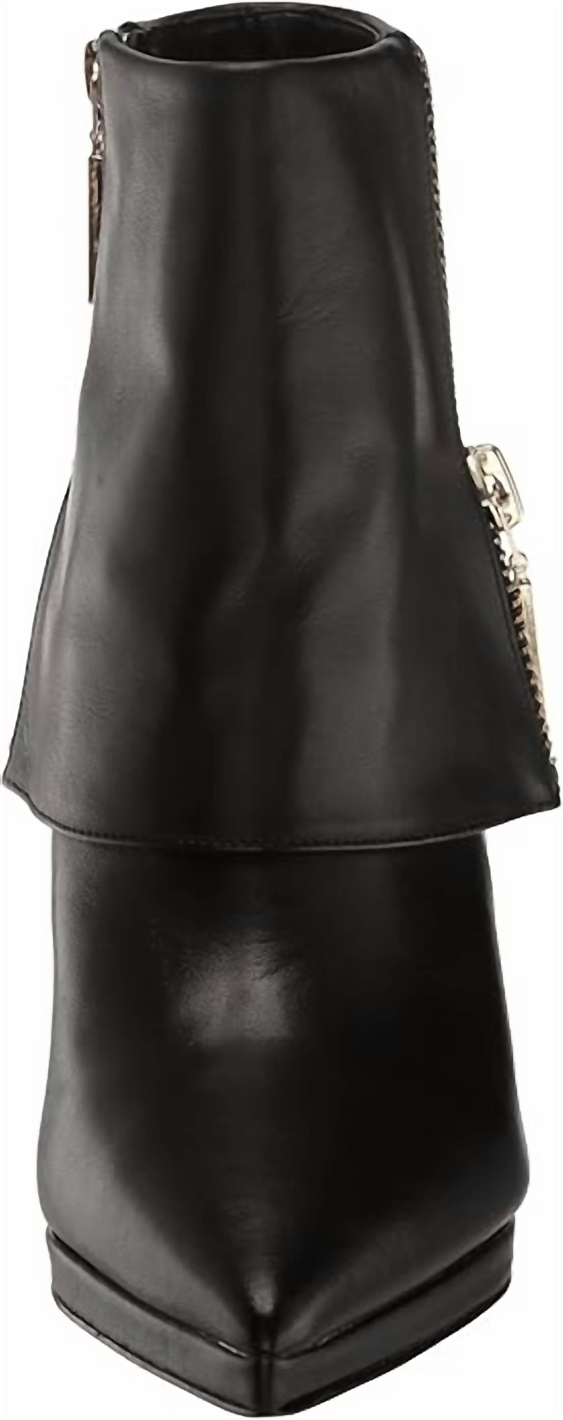 STEVE MADDEN Women's Renee Leather Boots in black - women's shoe - alternate view