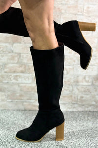 Paperdoll - Women's Suede Over-the-knee Boots