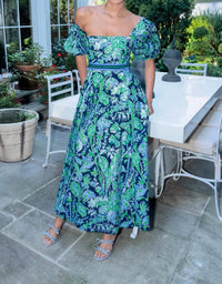 Gretchen Scott - Promenade vintage vines Dress