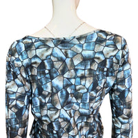 Viereck - Women's Mosaic V-neck Mini Dress