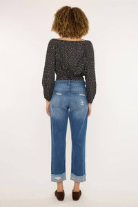 Kancan - Eloise Essentials High Rise Straight Leg Jeans