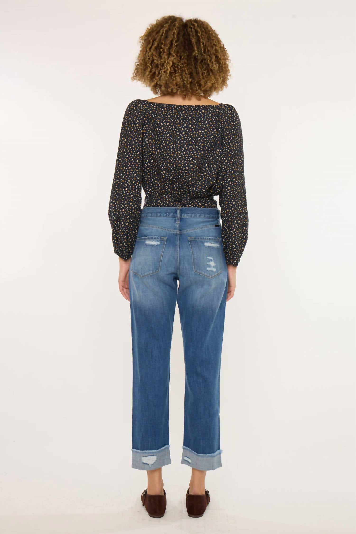 Kancan - Eloise Essentials High Rise Straight Leg Jeans