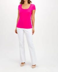 Frank Lyman - Scoop Neck Knit Top
