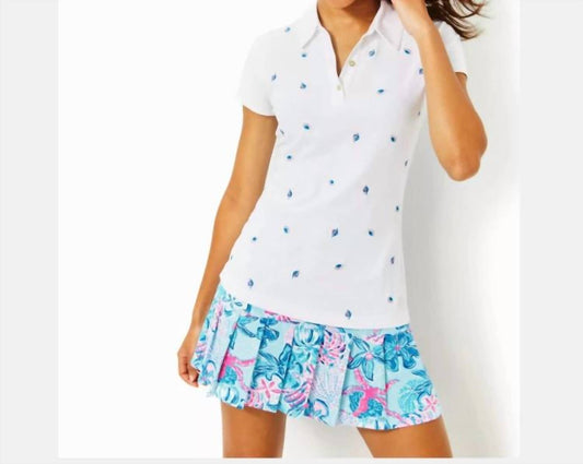 Lilly Pulitzer - Upf 50+ Luxletic Frida Polo Top