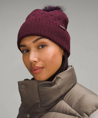 Lululemon - Cable Knit Pom Beanie