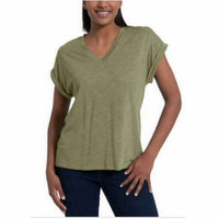 Jessica Simpson - V-Neck Soft Jersey Knit Top