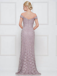 Off Shoulder Lace Gown
