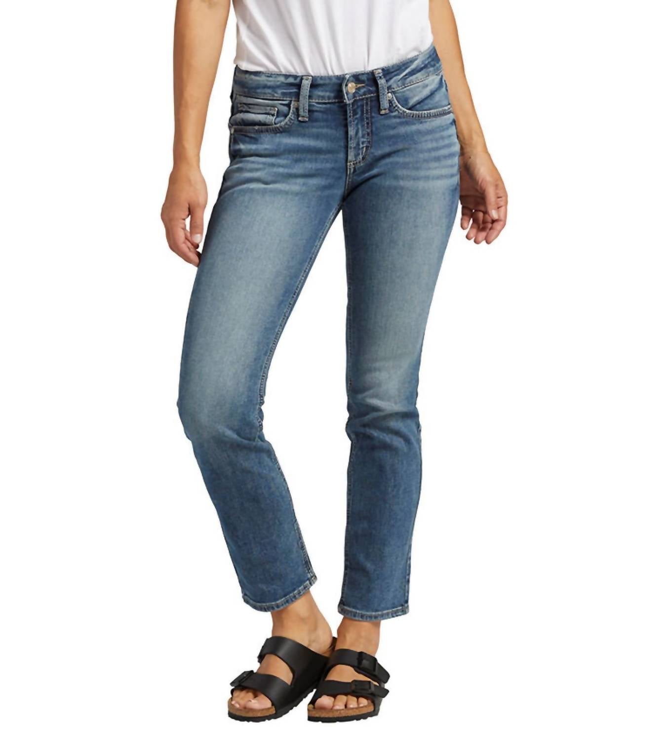 Low-rise Britt Straight Jean