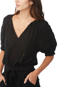 COLETTE V-NECK TOP