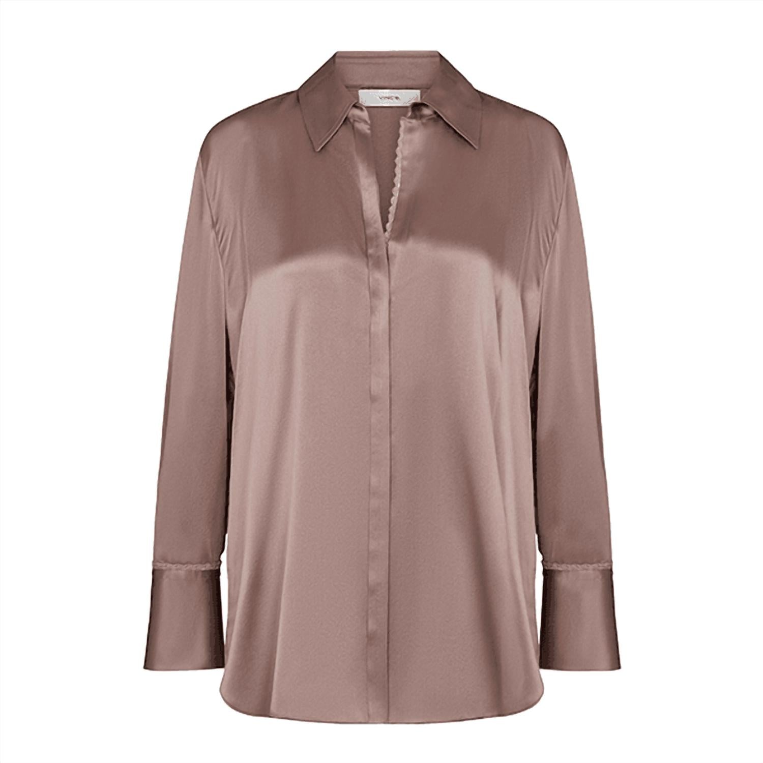 Vince - Lace Trim Relaxed Shirt