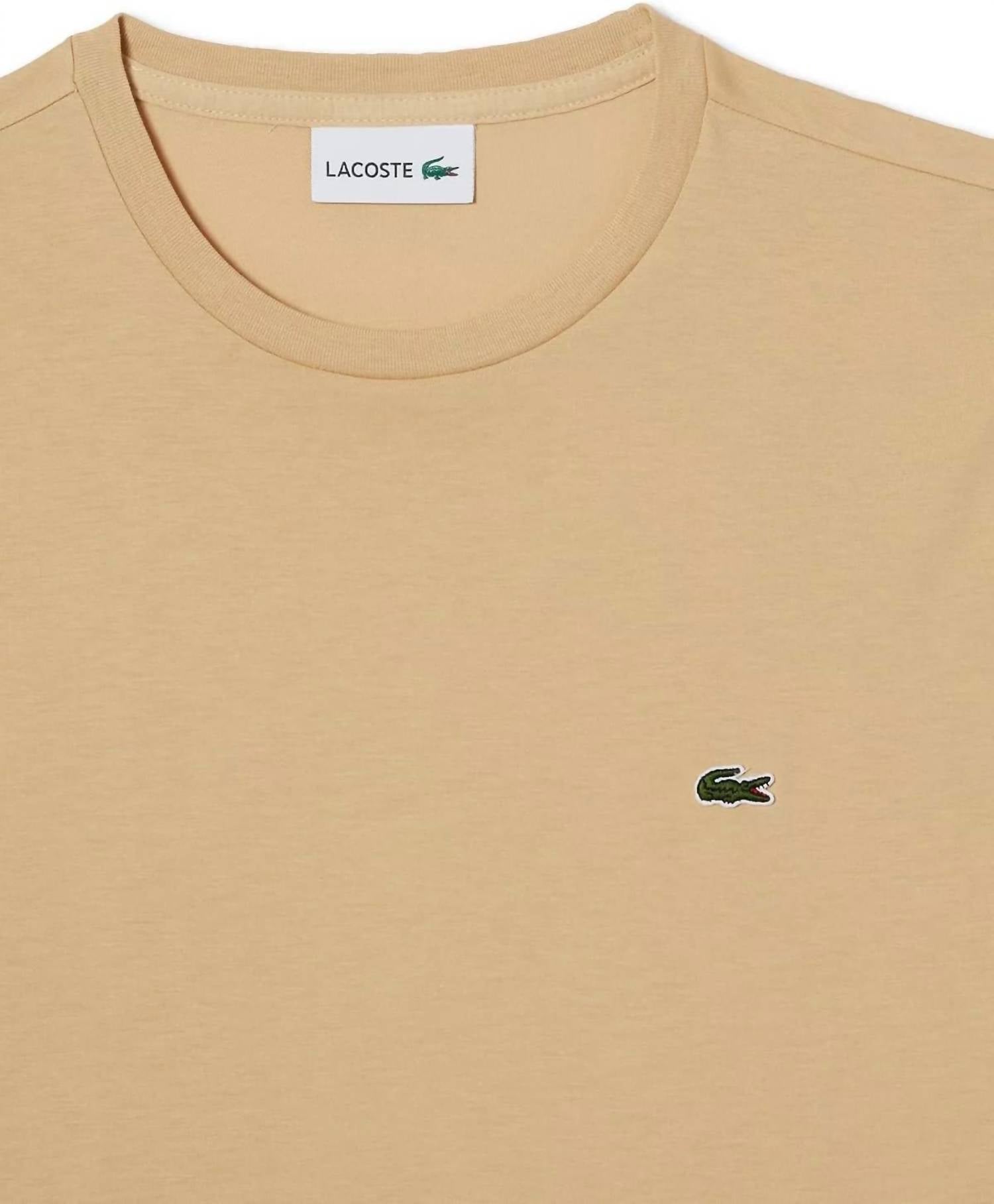 Lacoste - Men's Short Sleeve Crew Neck Pima Cotton Jersey T-shirt