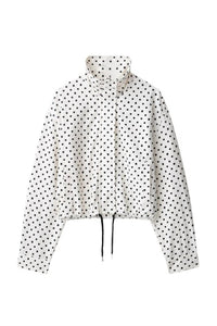 SUNDAYUP Do It Up Windbreaker Jacket in off white - women's jacket - detail view