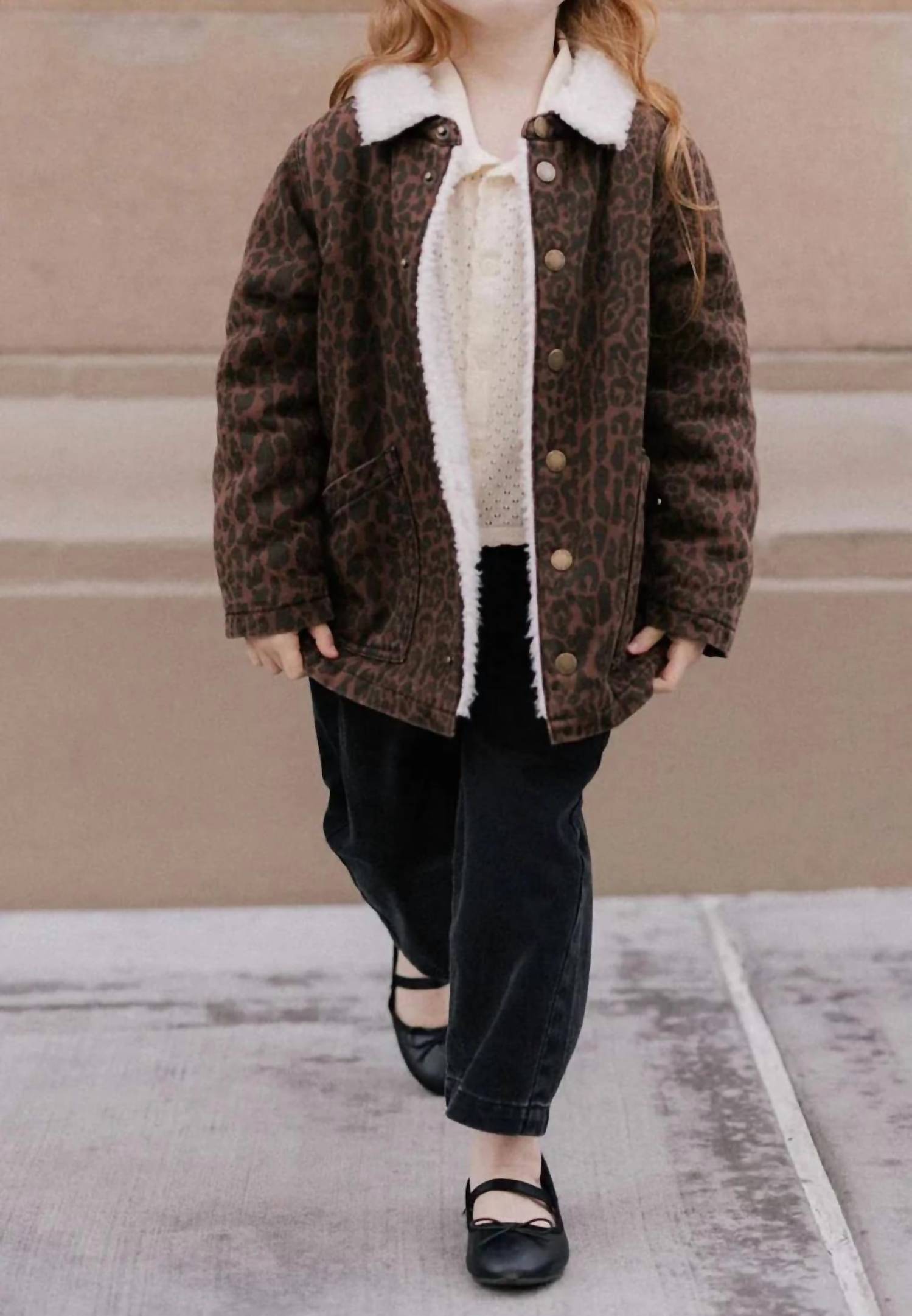 Rylee + Cru - Leopard Long Chore Coat