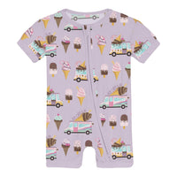 Kickee - Infant & Toddler Girl's Shorty Sleeper With Zipper