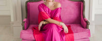 Heidi Houston The Caftan Dress in raspberry - women's dress - alternate view