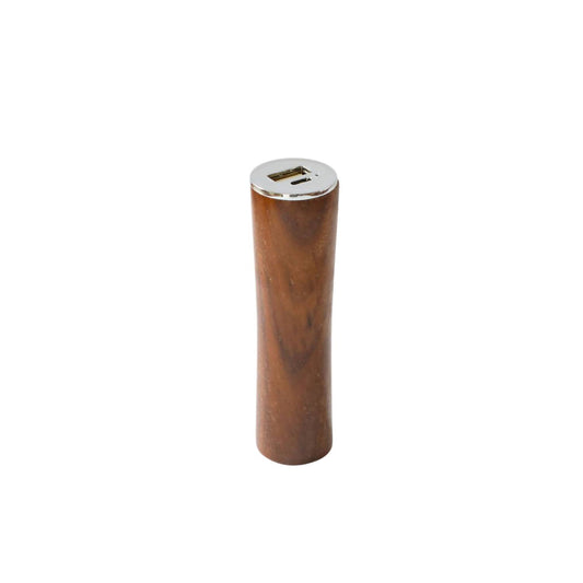 Creative Gifts International - Round Tube Walnut Power Bank Charger