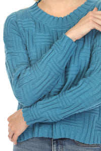 Planet By Lauren G. - Weavie Crewneck Sweater