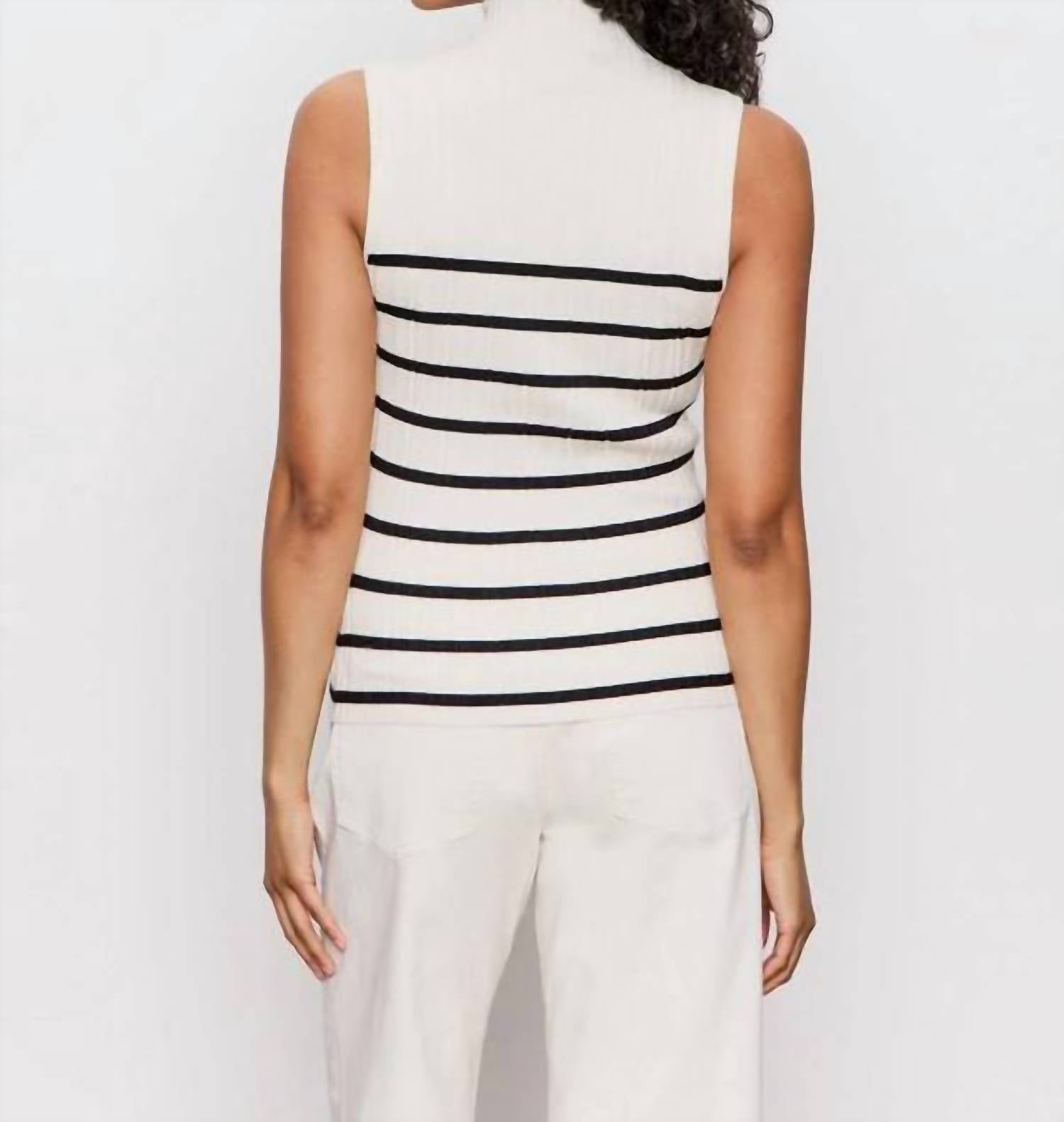 Sanctuary - Ribbed Funnel Neck Top