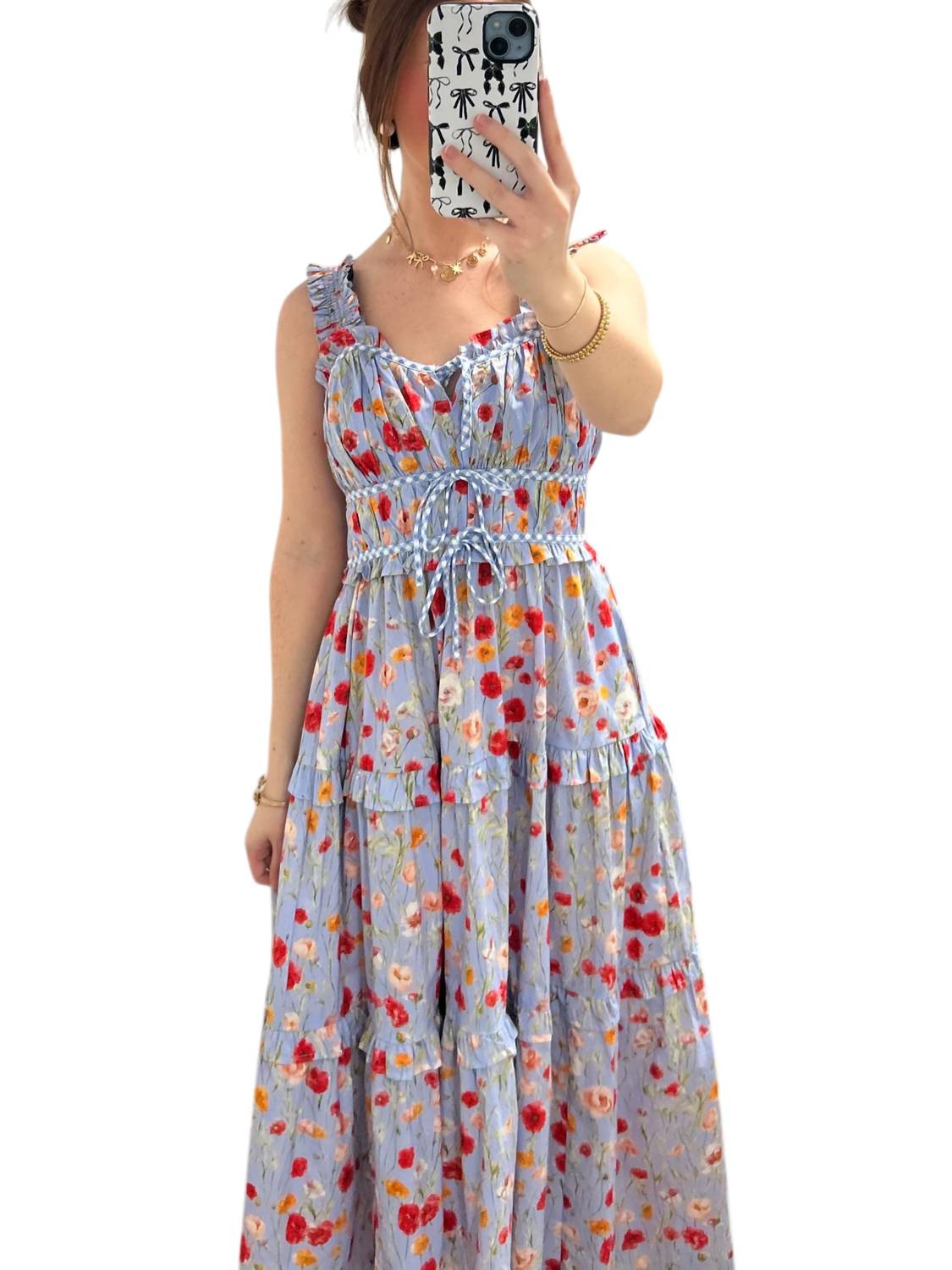 Entro - Pick A Flower Midi Dress