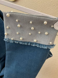 Lulu-B - Women's Pearl Cuff Jeans