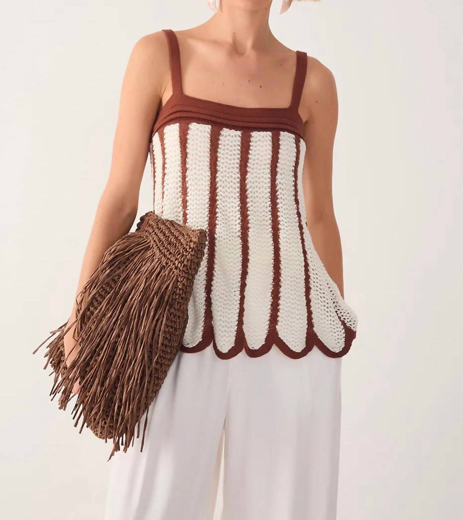 Dress To - Bicolor Knitted Top
