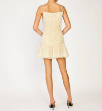 line and dot Lilou Mini Dress in cream - women's dress - view 4
