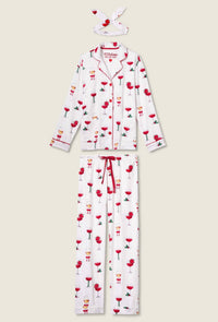 Pj Salvage - Let's Get Toasty 3-piece Print Flannel Pajama Set