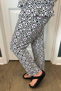 Lulu-B - Pull On Flower Pant
