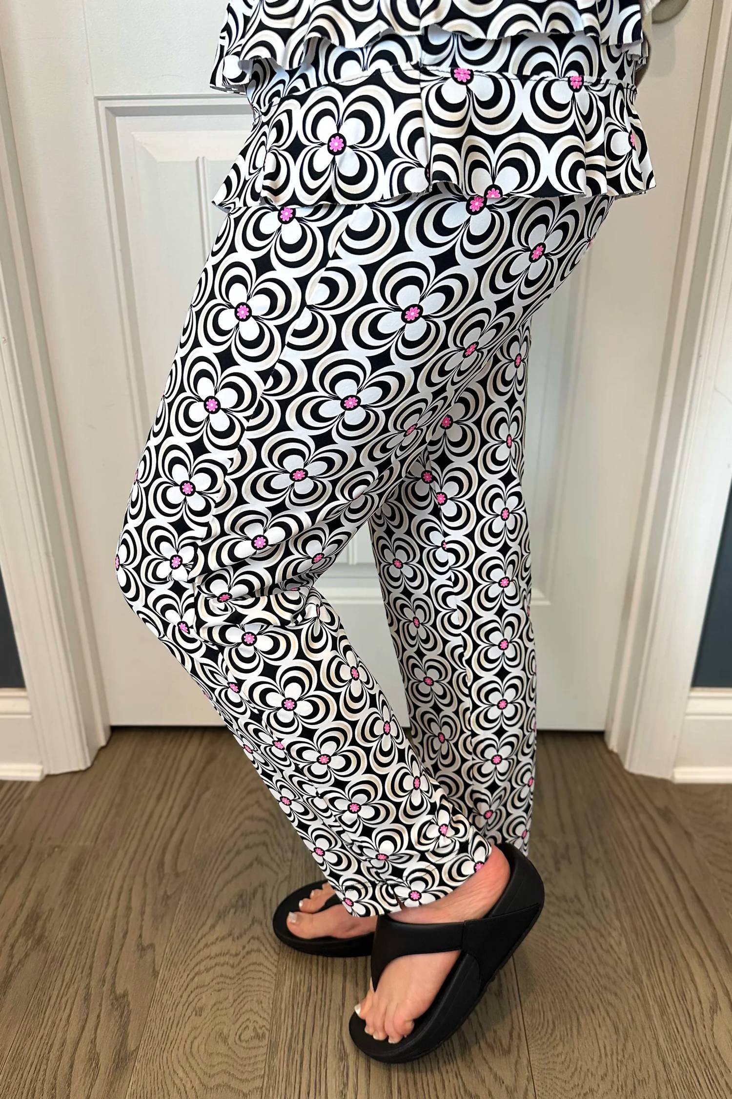 Lulu-B - Pull On Flower Pant