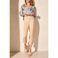 Tribal - Audrey Mid Rise Straight Crop Jeans