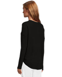 Elliott Lauren - Cotton Cashmere Long Sleeve Sweater