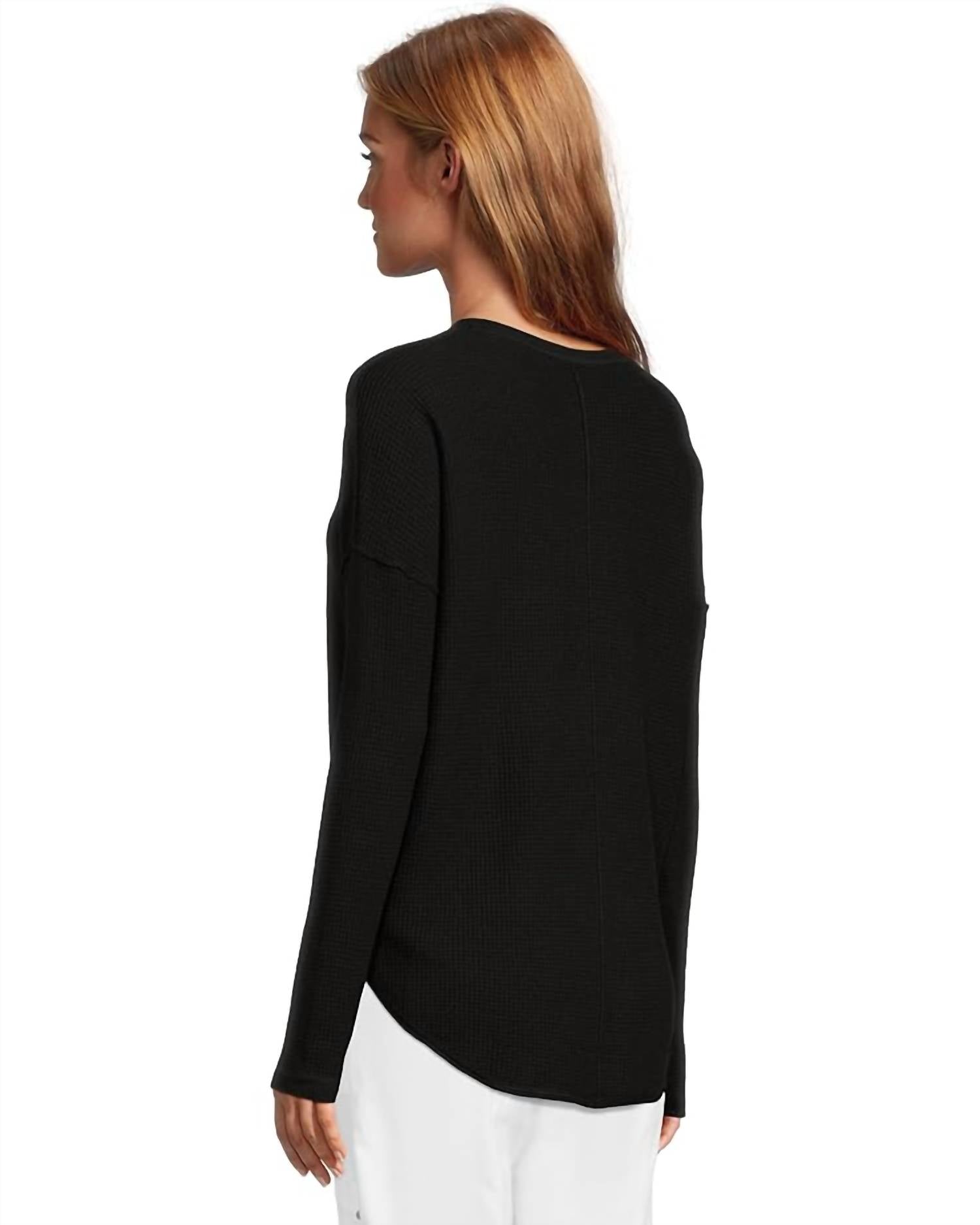 Elliott Lauren - Cotton Cashmere Long Sleeve Sweater