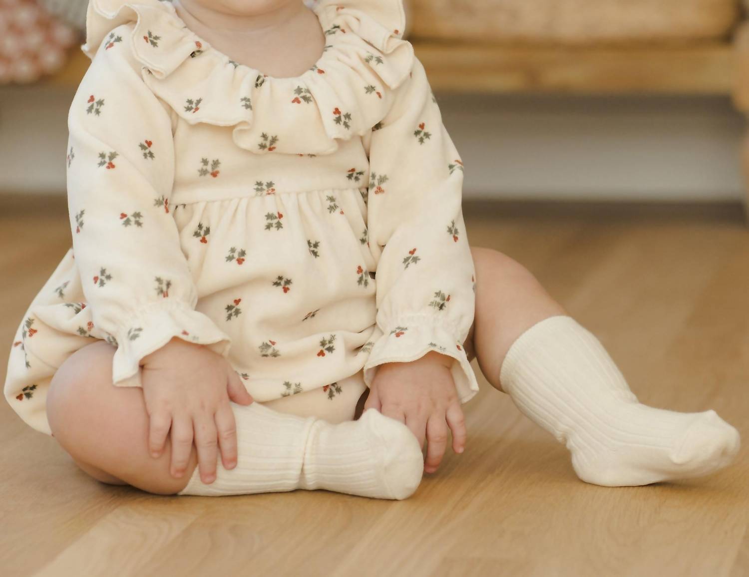 Quincy Mae - Girl's Velour Baby Dress