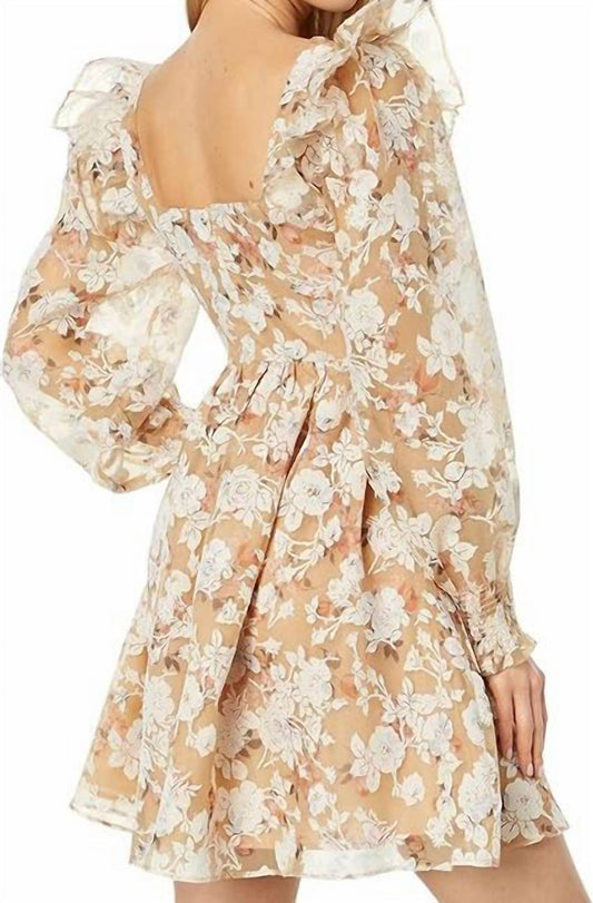 En Saison - Floral Organza Mini Dress