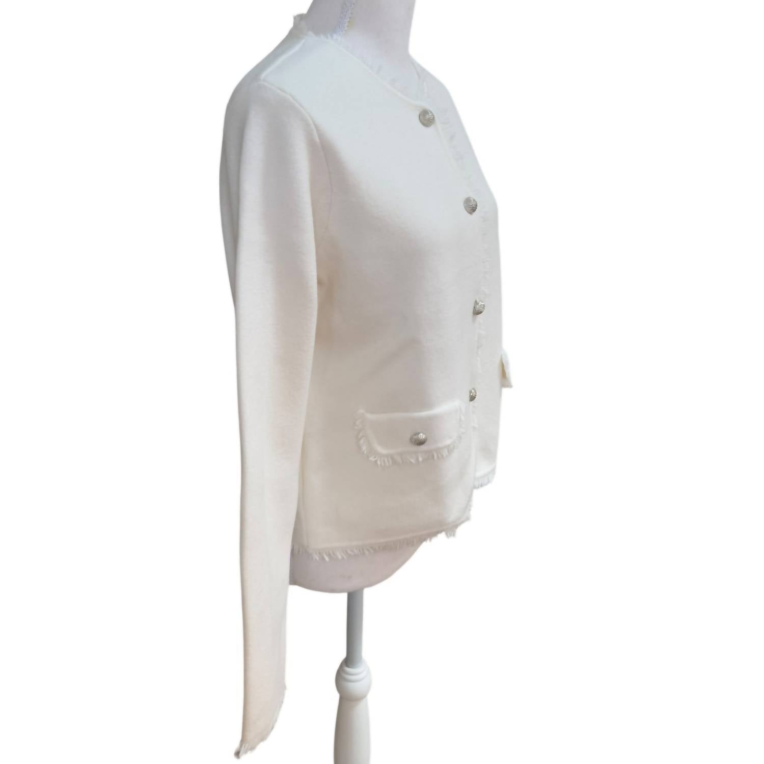 Miss Carla - Women's Fringe Edge Cardigan Jacket