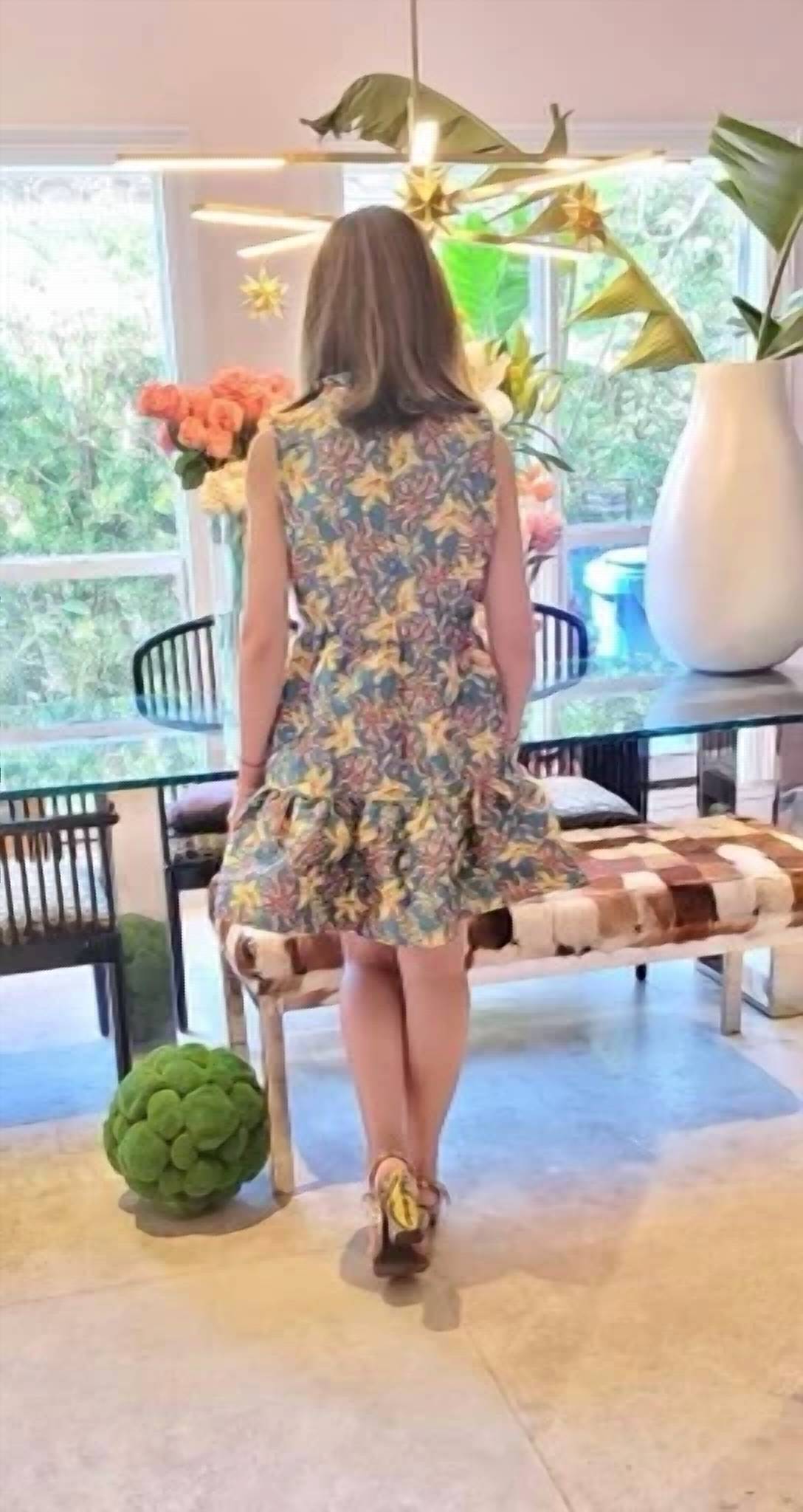 Fate - Floral Jacquard Mini Dress