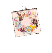 Round Top - Easter Wreath Charm