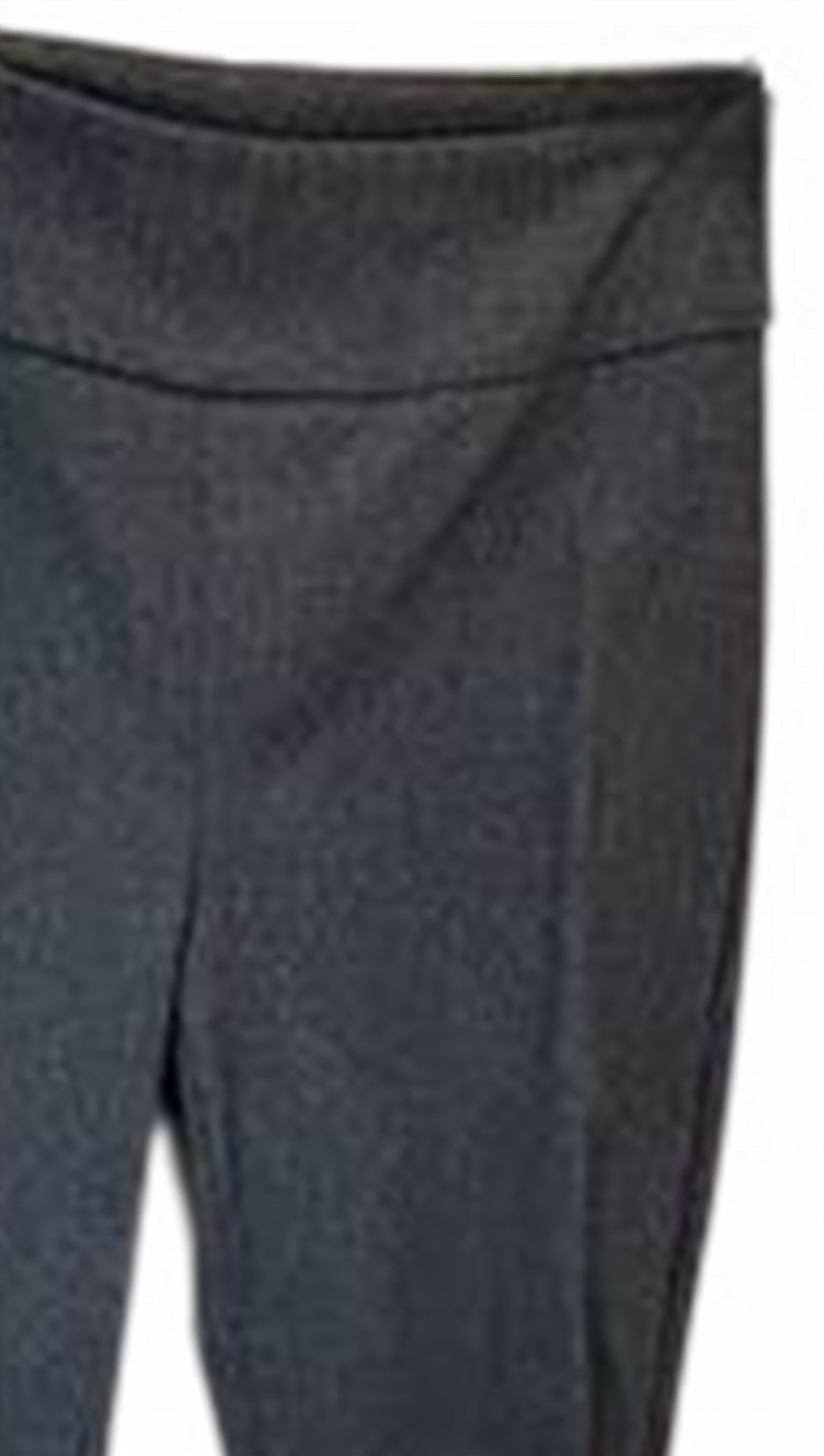 LISETTE Women Cavalry Straight Leg Twill Pant in black gray - women's pants - detail view